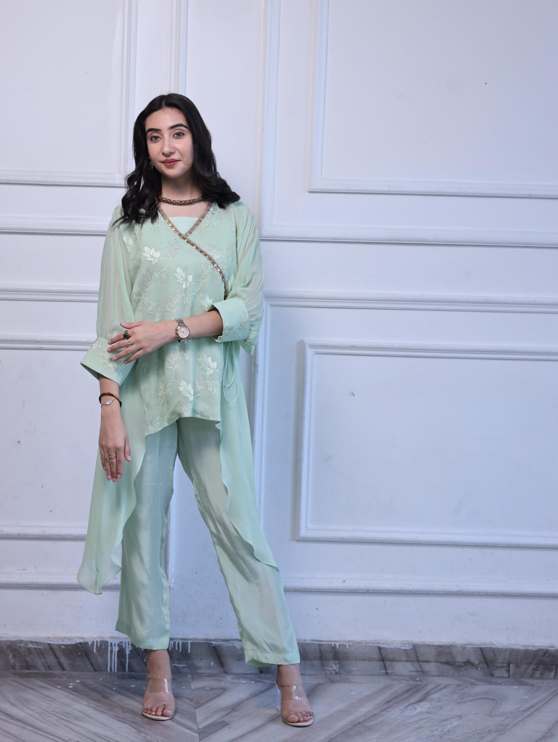Pastel Green Three Piece Set
