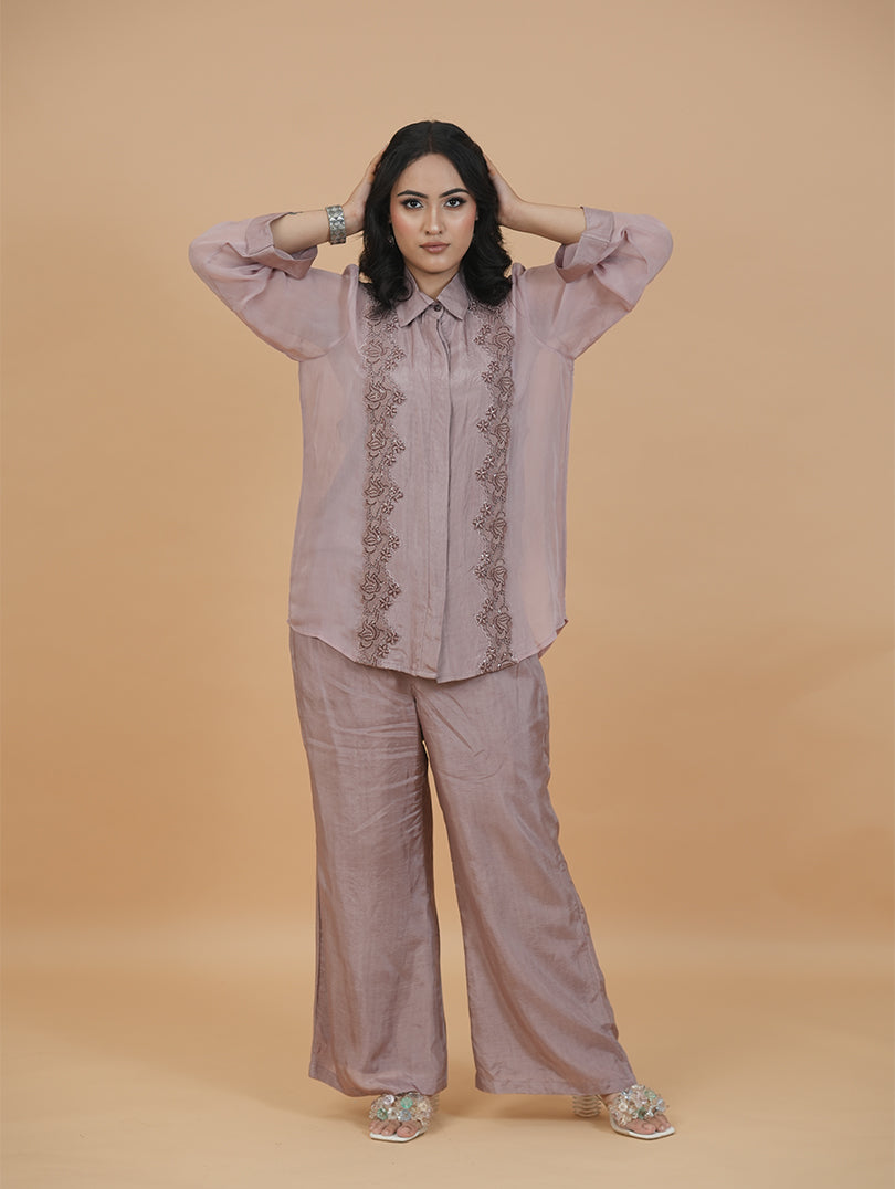 English Pink Organza Set