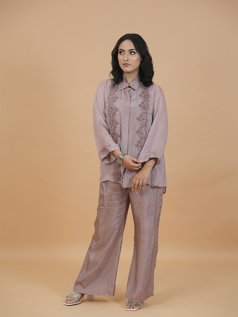 English Pink Organza Set