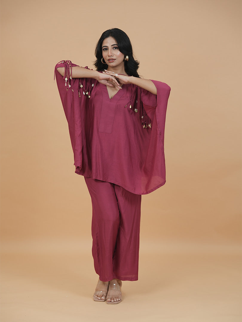 Bold Pink Fringes Set