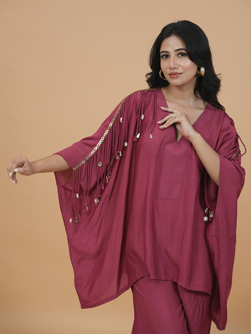 Bold Pink Fringes Set