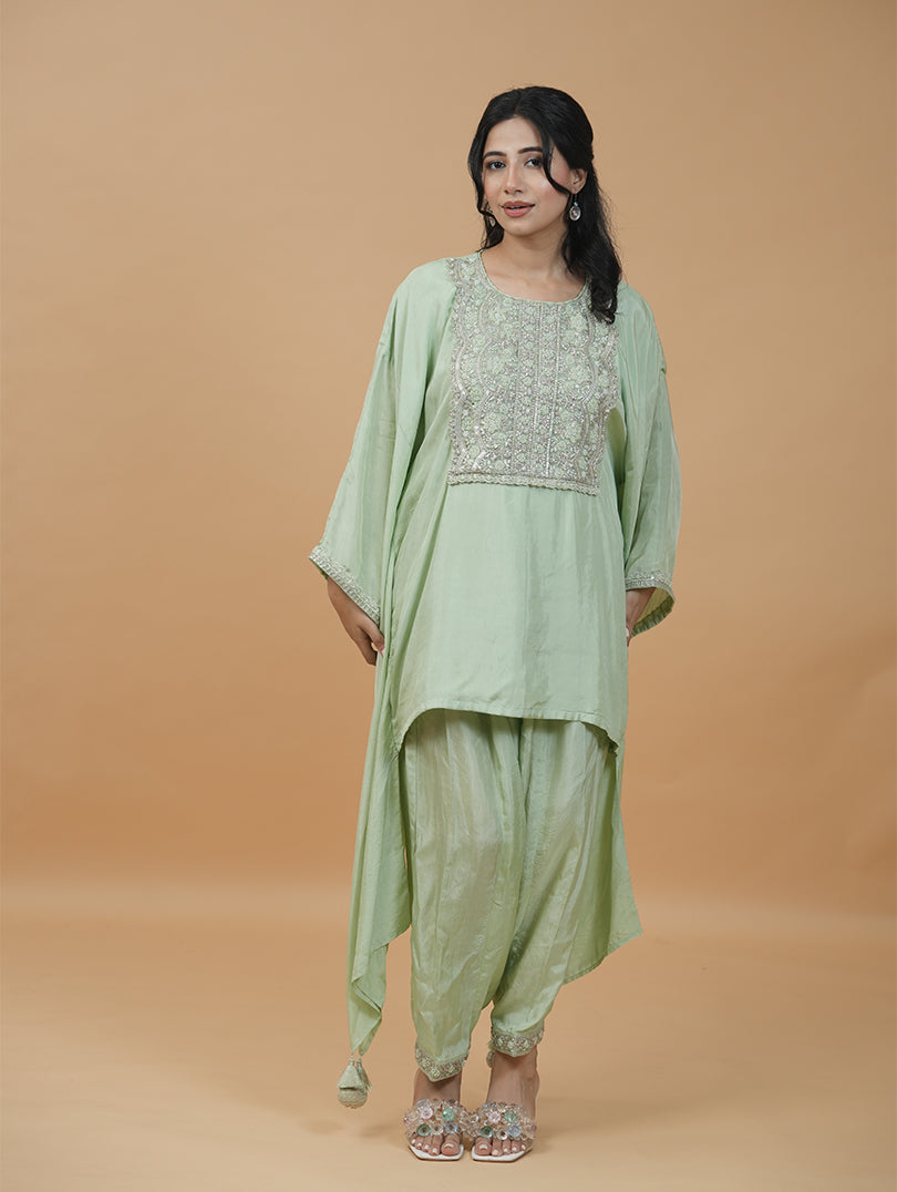 Mint Luxe Kaftan Set