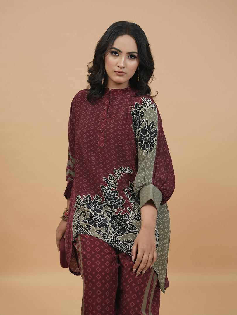 Garnet Sage Bloom Co-ord Set