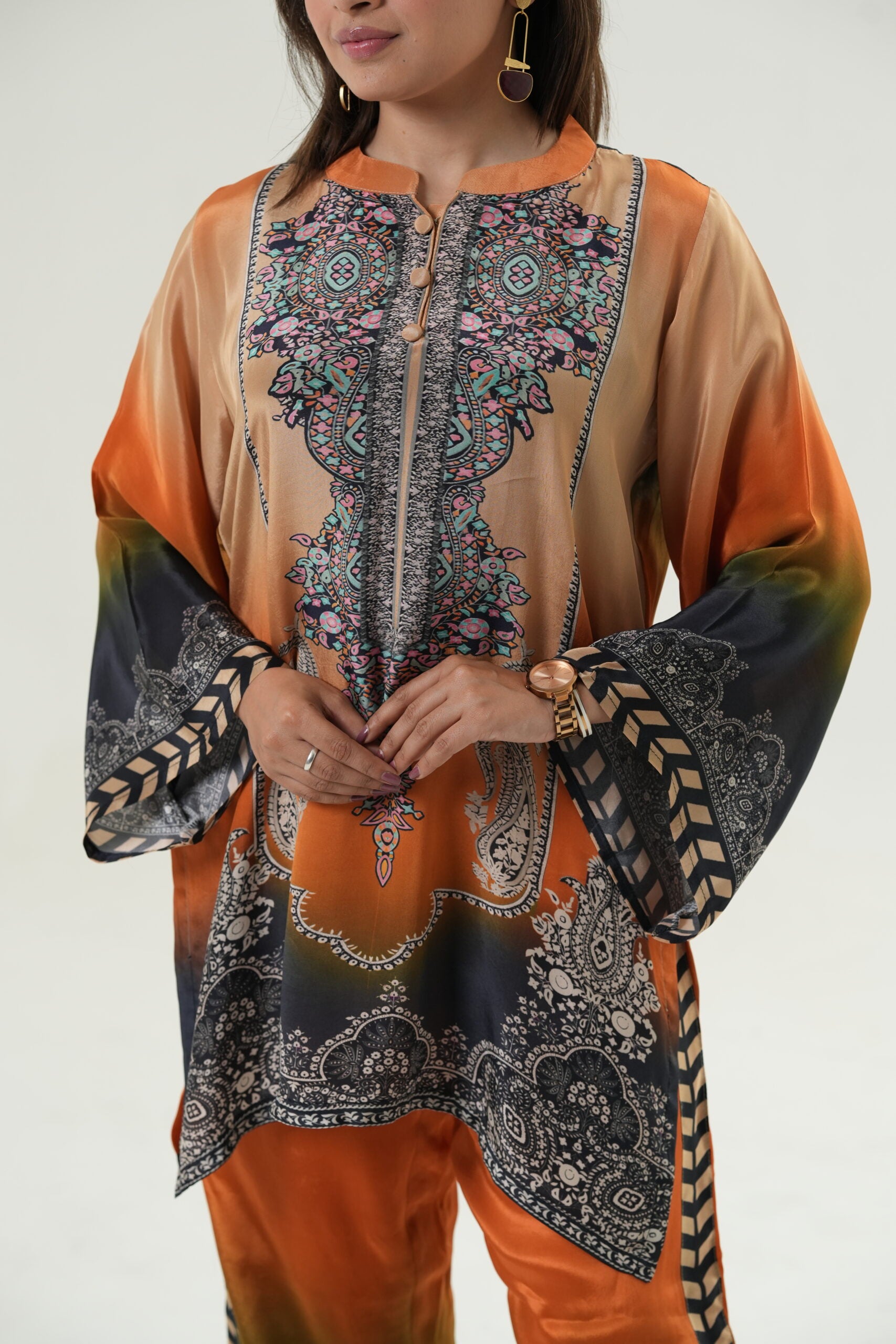 Orange Shaded Ambi Print Set