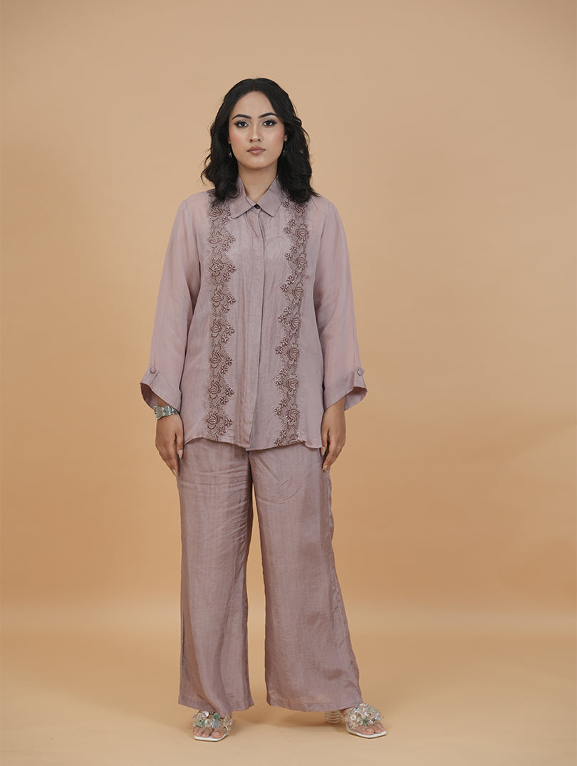 English Pink Organza Set