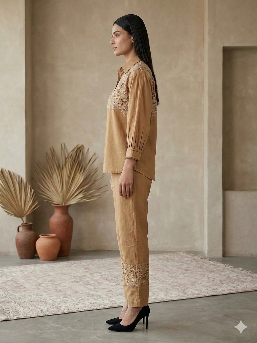 Mocha Cotton Co-ord Set