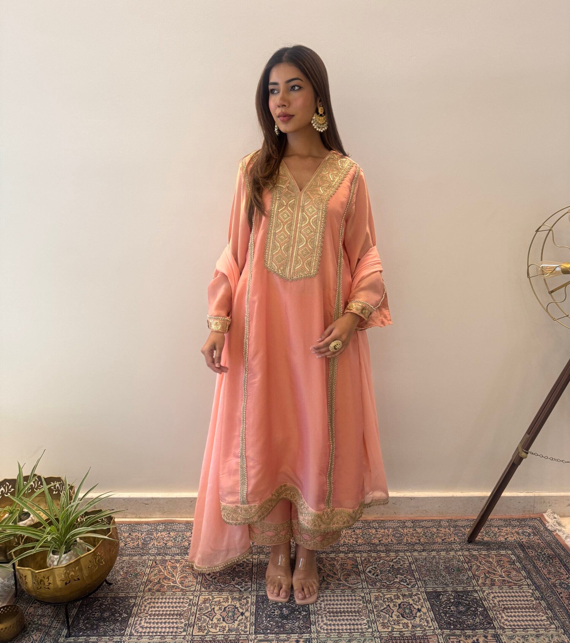 Blush Serenity Tissue Suit Set