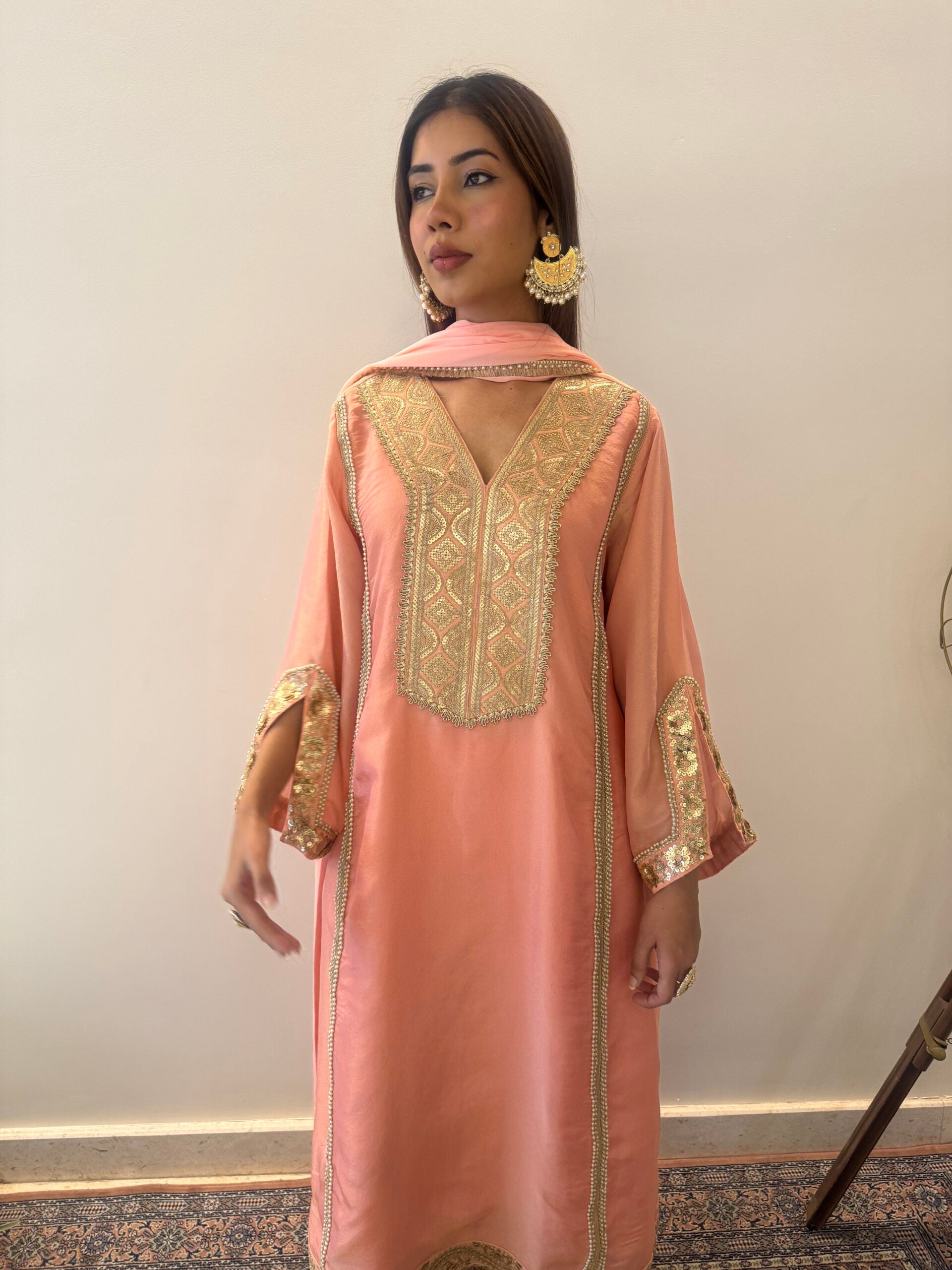 Blush Serenity Tissue Suit Set