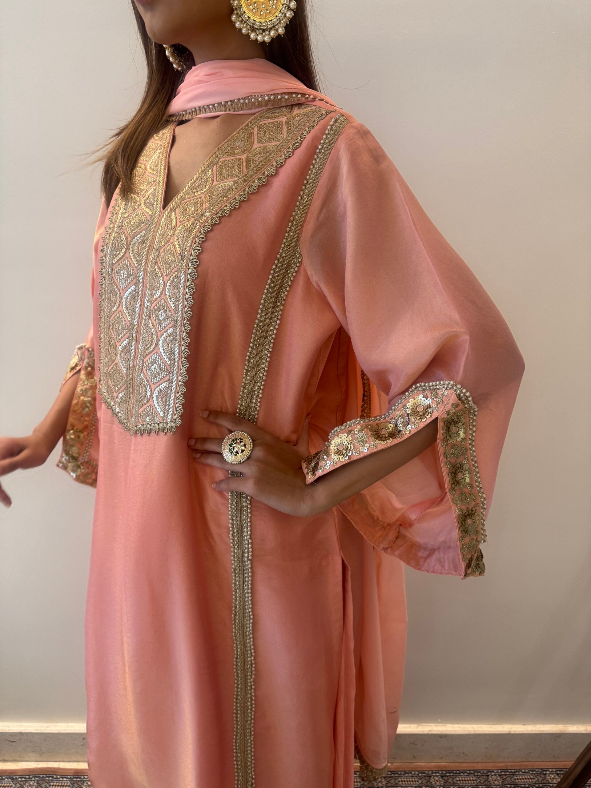 Blush Serenity Tissue Suit Set