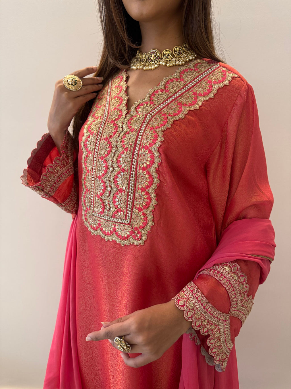 Radiant Bloom Tissue Suit
