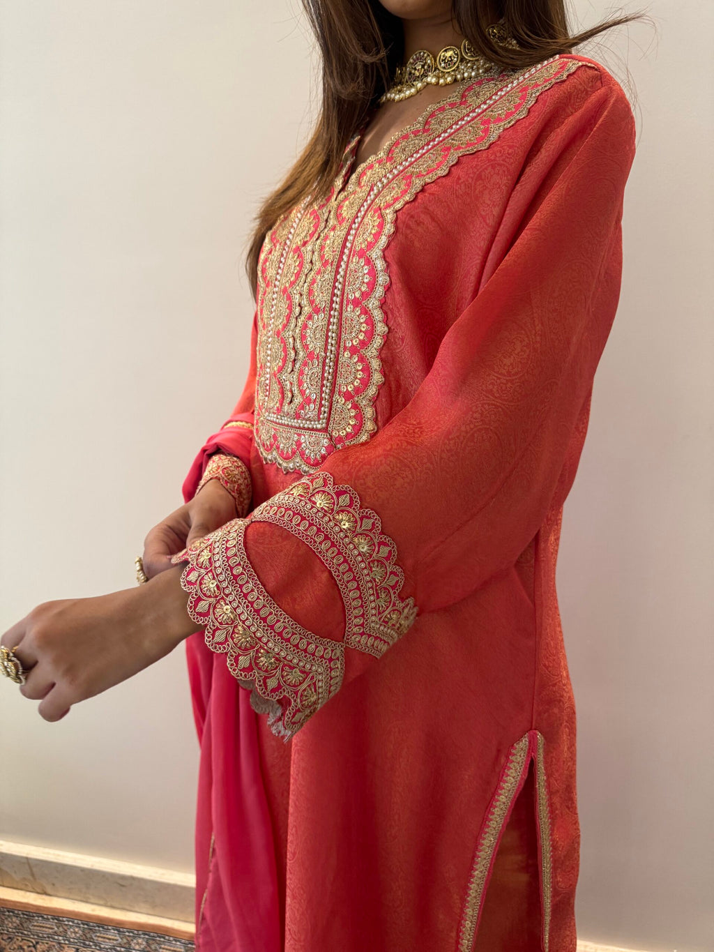 Radiant Bloom Tissue Suit