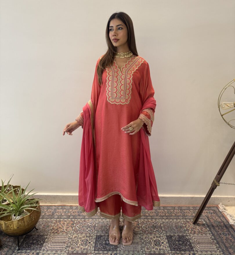Radiant Bloom Tissue Suit