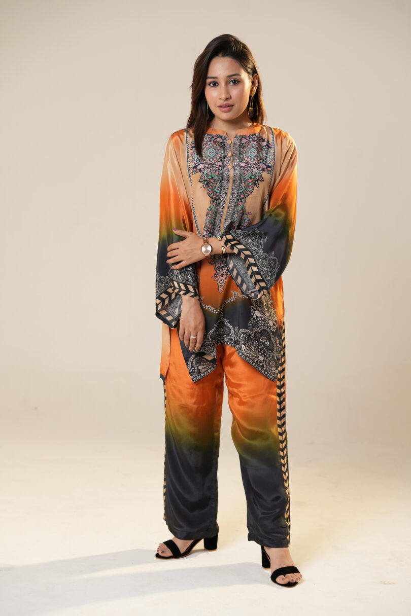Orange Shaded Ambi Print Set - Image 5