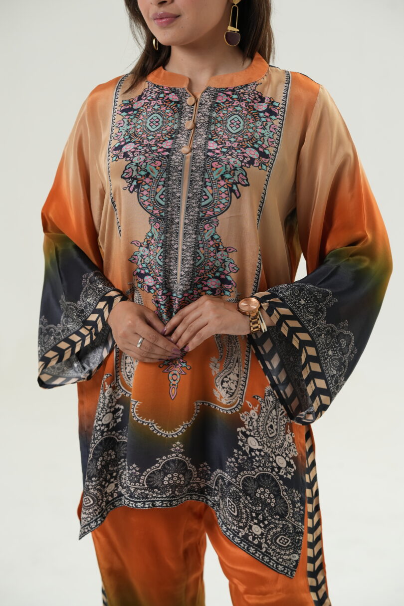 Orange Shaded Ambi Print Set - Image 4